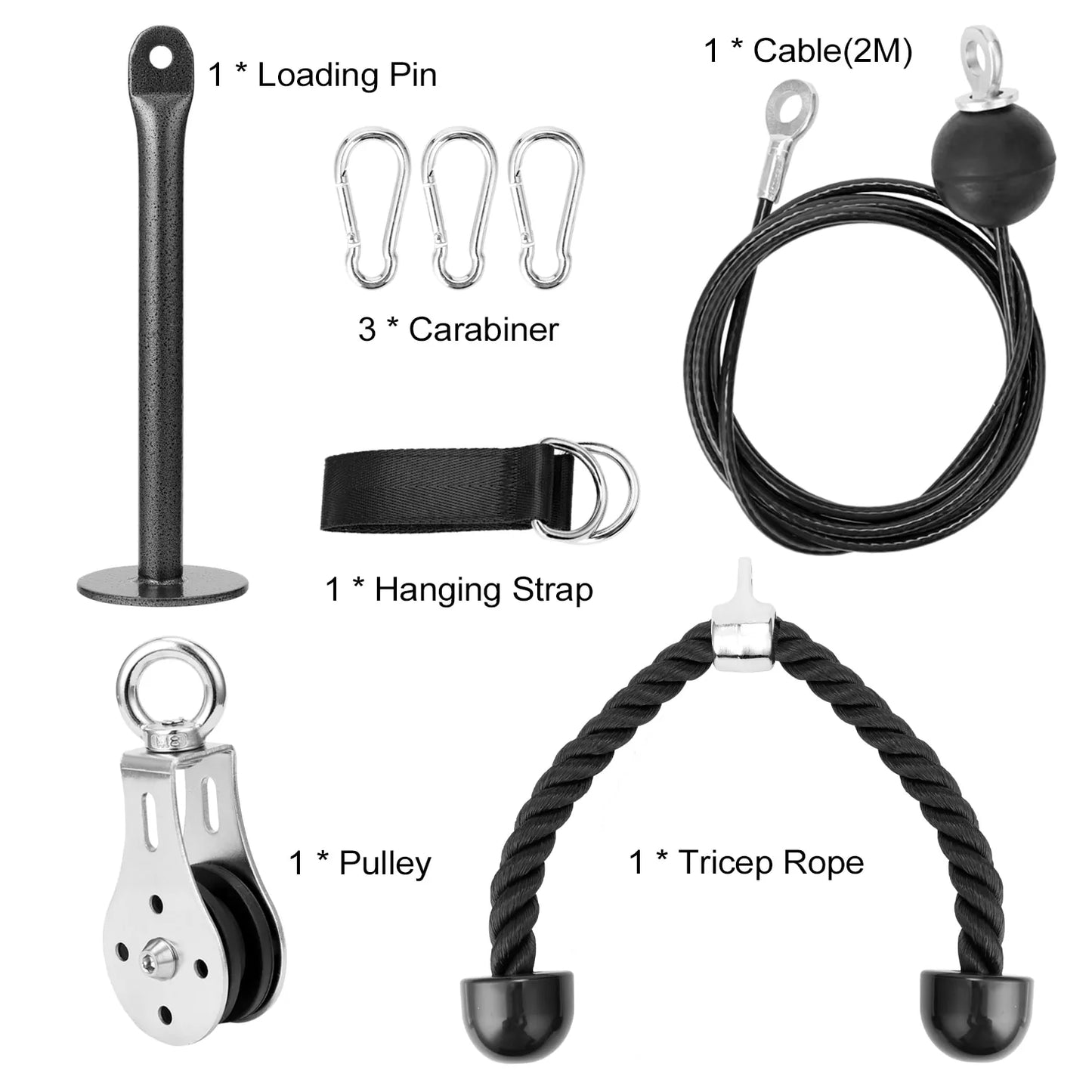 Home Pulley Cable System